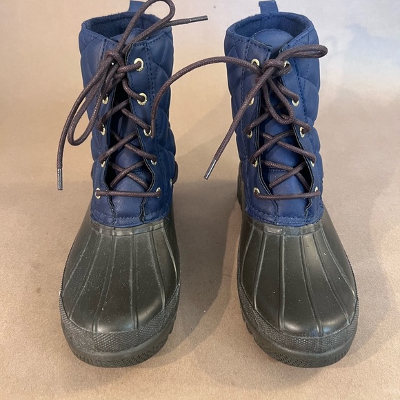 Sperry Top Sider Navy Blue Gosling Duck Boots Waterproof Women’s Size US 8 - Picture 2 of 11